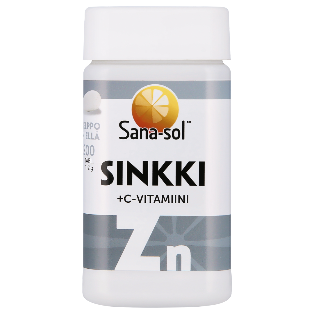 Sinkki + C-vitamiini - Sana-sol